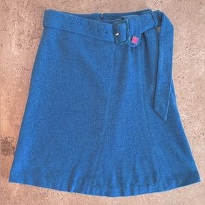 Felted Midi Skirt w/ Belt